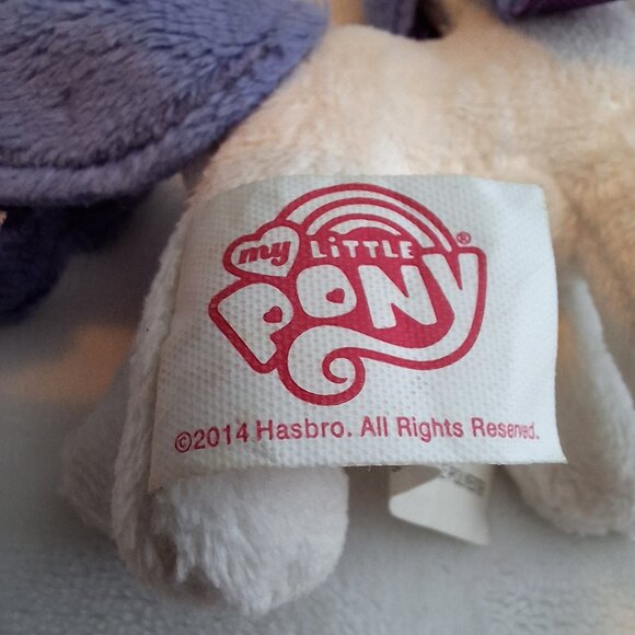 2014 Aurora World‎ Plush - My Little Pony RARITY Plastic Key Clip (4.5 Inch) - Picture 6 of 8